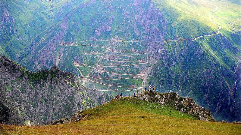 Самая опасная дорога в мире находится в Турции