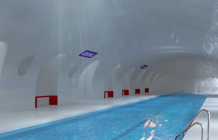 Один из вариантов эскиза-предложения для парижского метро